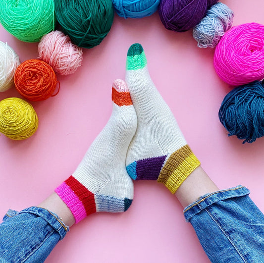 Knit Your Color Story: Fanshell Fingering + NEW Pinecone Minis