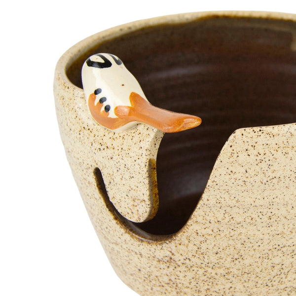 Ceramic Birdie Yarn Bowl