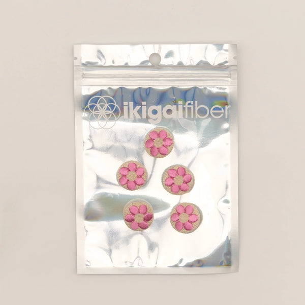 Ikigai Fiber Embroidered Buttons