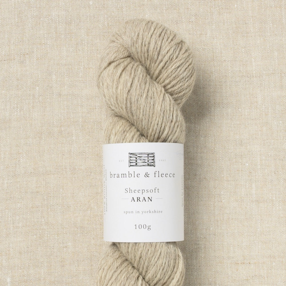 Bramble & Fleece Sheepsoft Aran Undyed