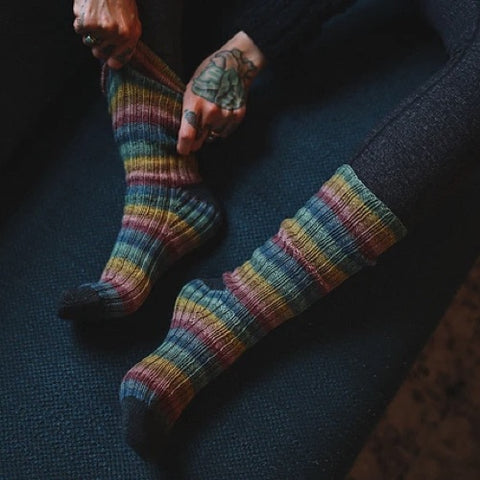 Learn to Knit Toe-Up Socks  with the DRK Everyday Sock - May 3rd, 10th and 17th