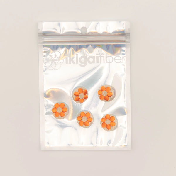 Ikigai Fiber Embroidered Buttons