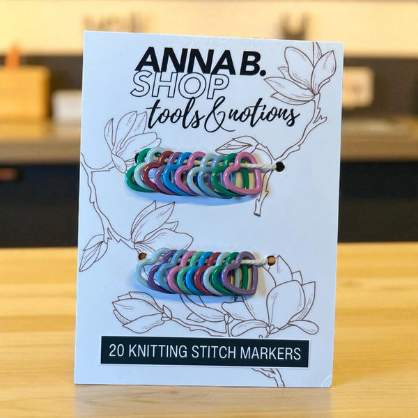 Hearts Knitting Closed Stitch Marker Set