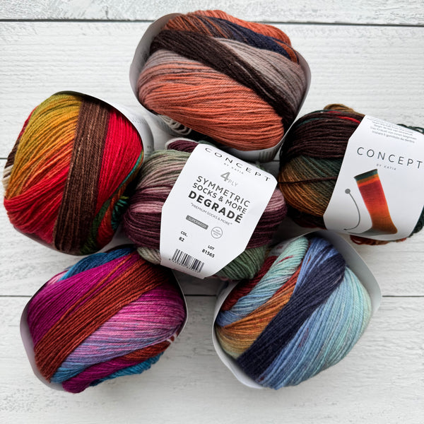 Katia Symmetric Socks & More - Degrade