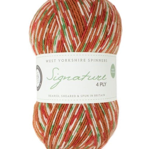 West Yorkshire Spinners Signature 4ply Sock - Christmas Collection