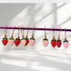 Strawberry Fields Stitch Markers, Set of 10