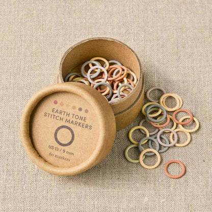 Cocoknits Ring Stitch Markers - Earth Tones