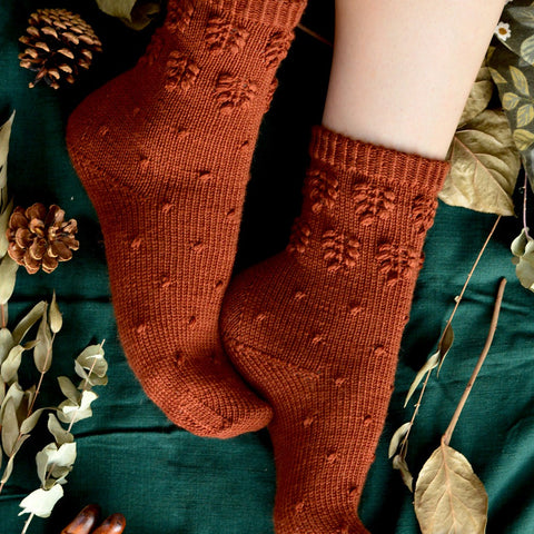 Enchanted Pinecones Socks