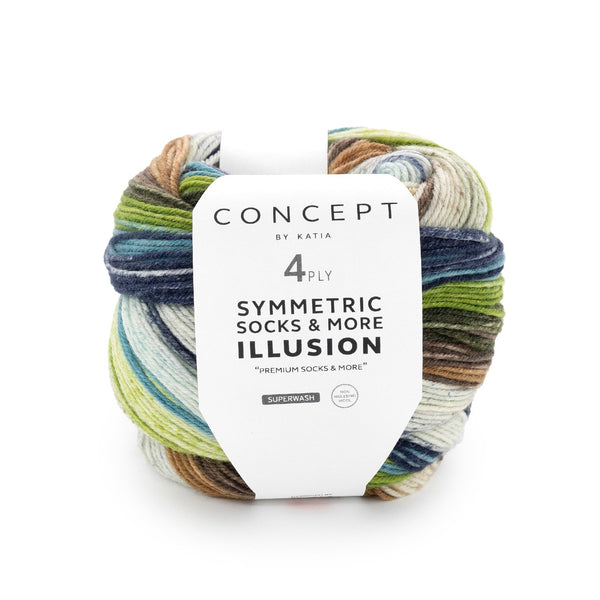 Katia Symmetric Socks & More - Illusion