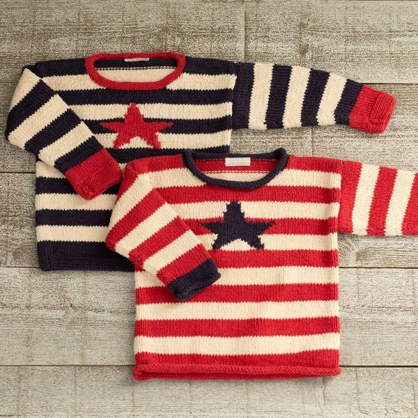 Appalachian Stars & Stripes Pullover Kit - Blue Stripe