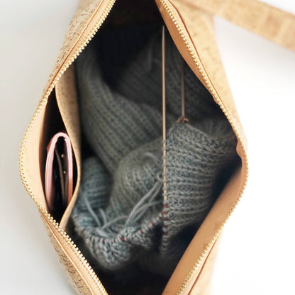 Cork Project Bag with Strap