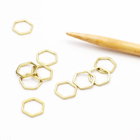Honeycomb Simple Stitch Markers