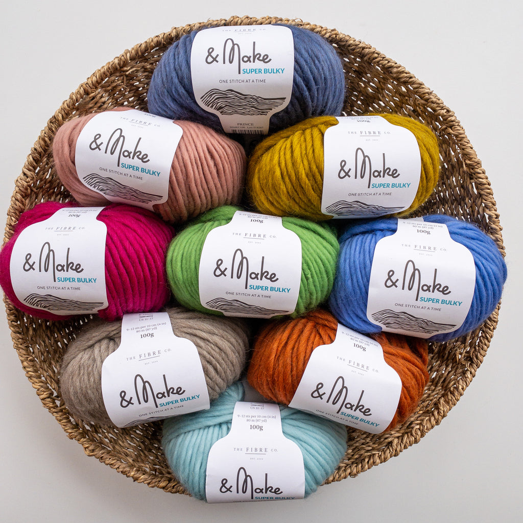 The Fibre Company &Make Super Bulky – Monarch Knitting