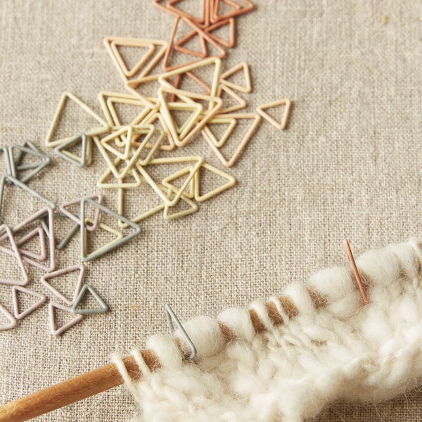 Cocoknits Triangle Stitch Markers - Earth Tones