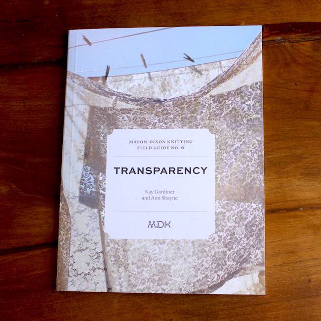 Modern Daily Knitting Field Guide No. 6 - Transparency