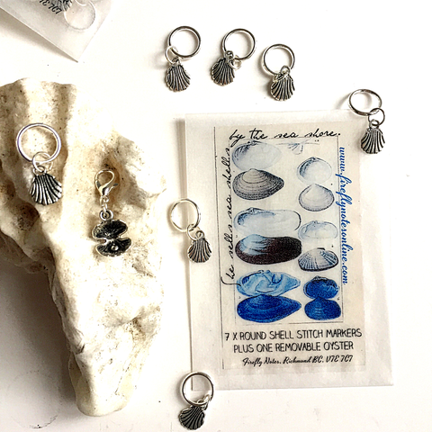 Seashell Stitch Marker Set